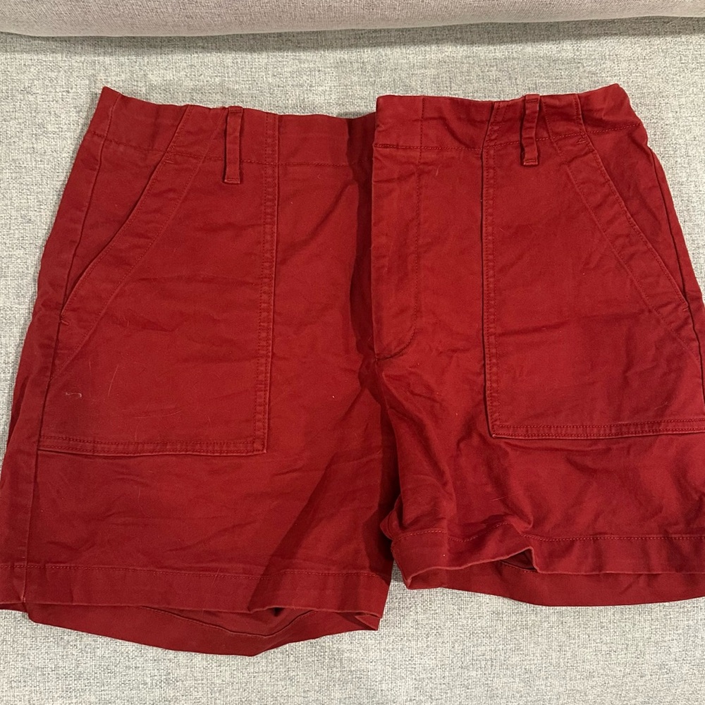 Banana Republic Red Shorts size 12 like new condition